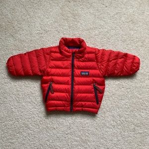 Patagonia down sweater jacket coat 3M red